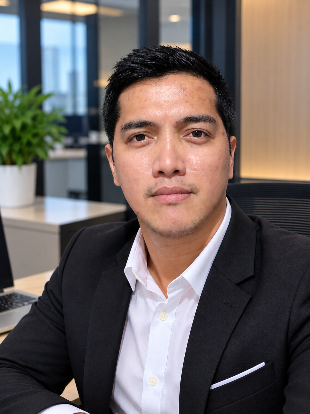Japz working as a web designer and virtual assistant